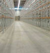 A high bay aisle at the distribution centre