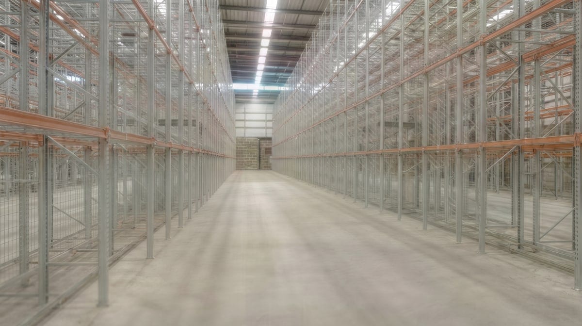 High bay warehouse floor, Bracknell
